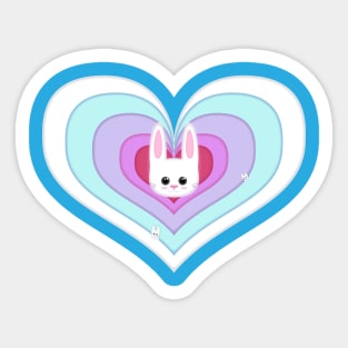 With Love From Rabbit Sticker